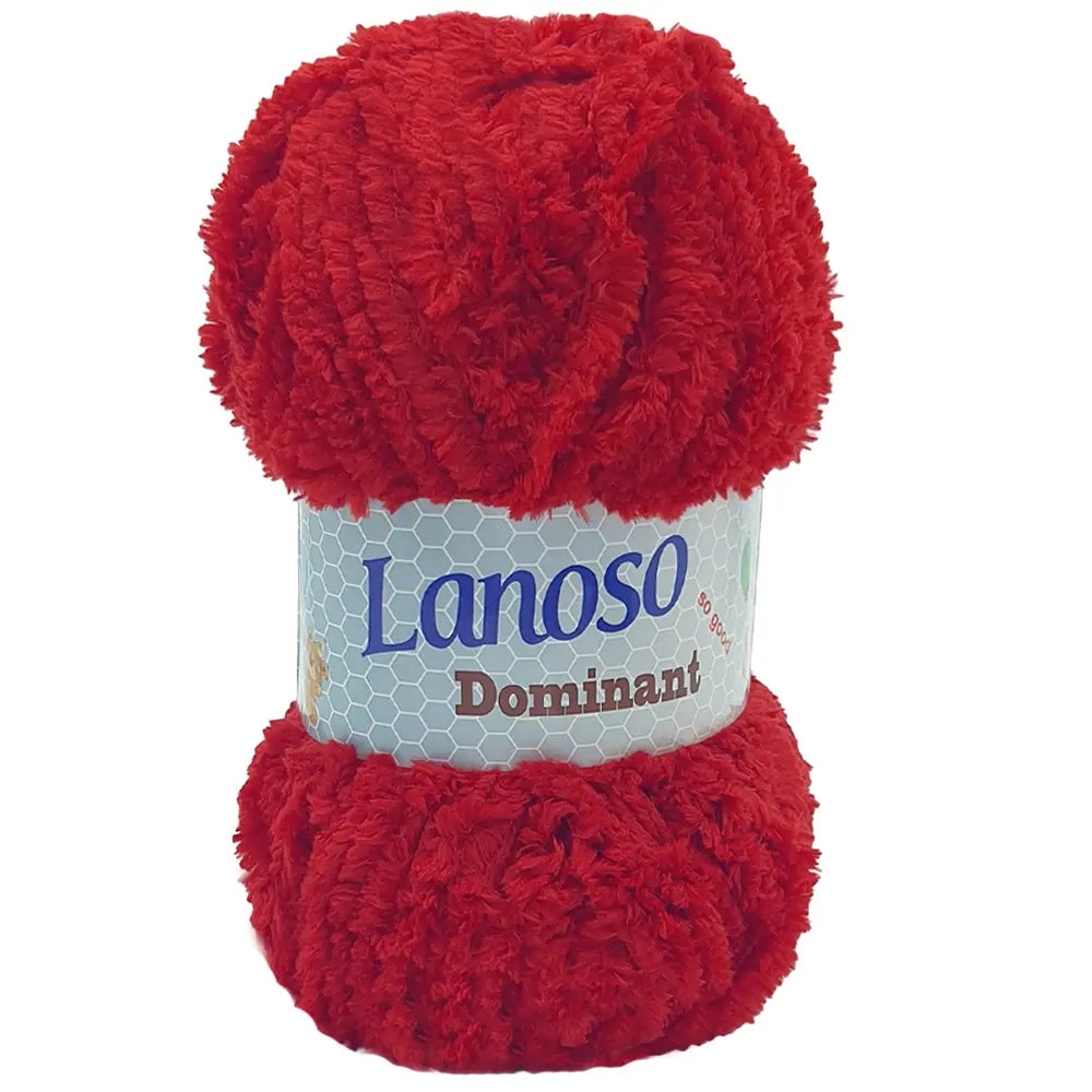 Lanoso Dominant 956 Kırmızı 100 g 75 m örgü ipliği