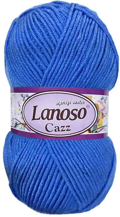 Lanoso Cazz 941 Mavi Akrilik Örgü İpi 100 g