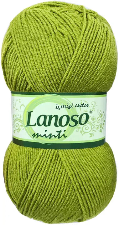 Lanoso Minti 912 Küf Yeşiliı Akrilik Örgü İpi 100 g
