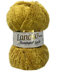 Lanoso Dominant Işıltı 906 Hardal Simli Peluş Örgü İpi 100 g