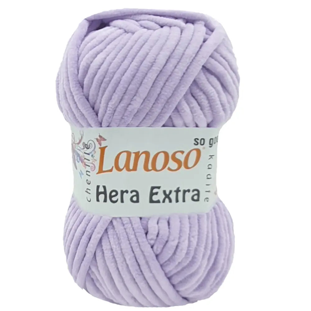 Lanoso Hera Extra 947 Lila Kadife Örgü İpi 100 g