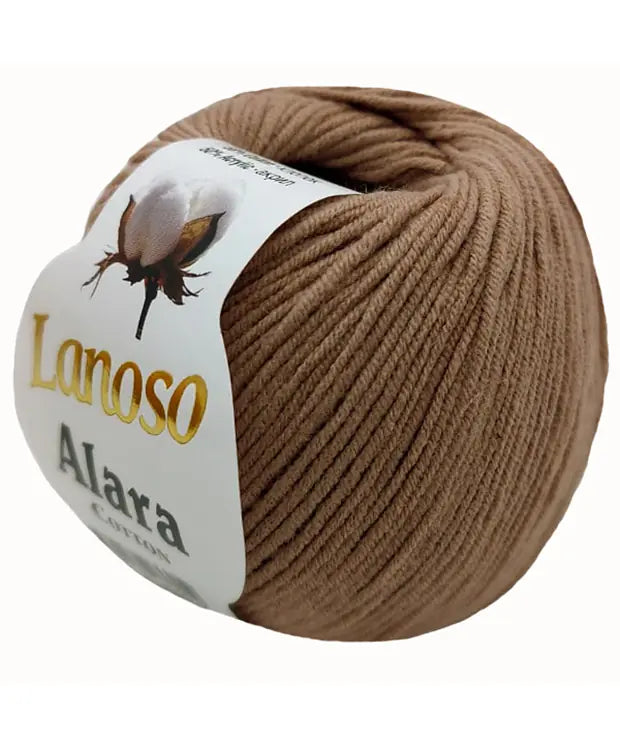 Lanoso Alara 907 Bisküvi 50 g 140 m örgü ipliği