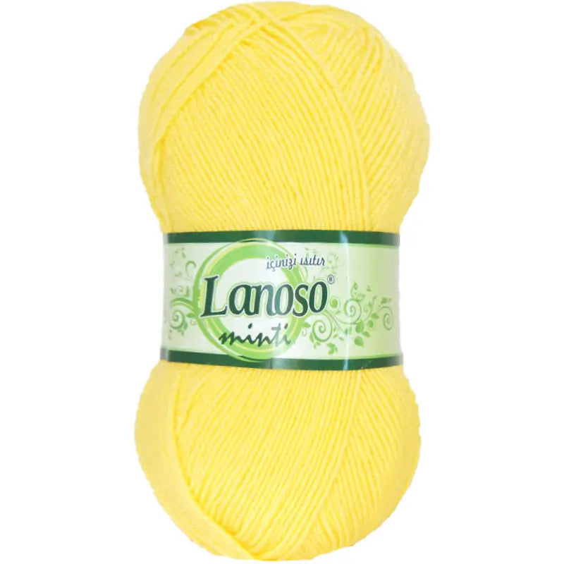 Lanoso Minti 914 Limon Sarısı Akrilik Örgü İpi 100 g