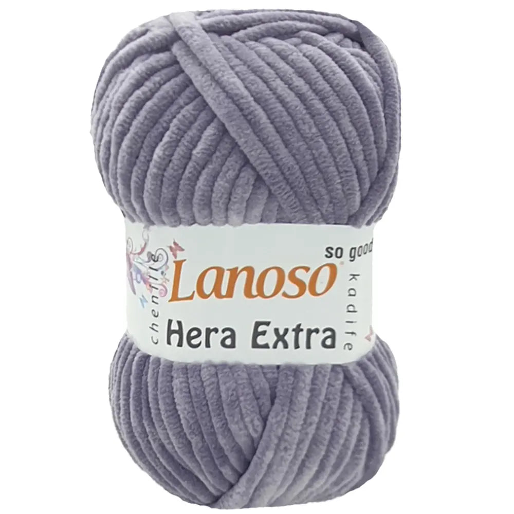 Lanoso Hera Extra 1952 Açık Gri Kadife Örgü İpi 100 g