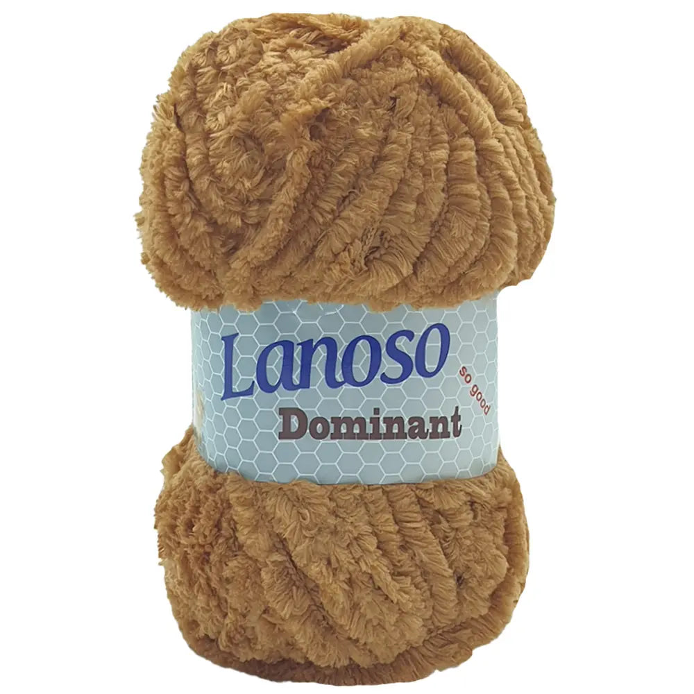 Lanoso Dominant 907 Koyu Bej 100 g 75 m örgü ipliği