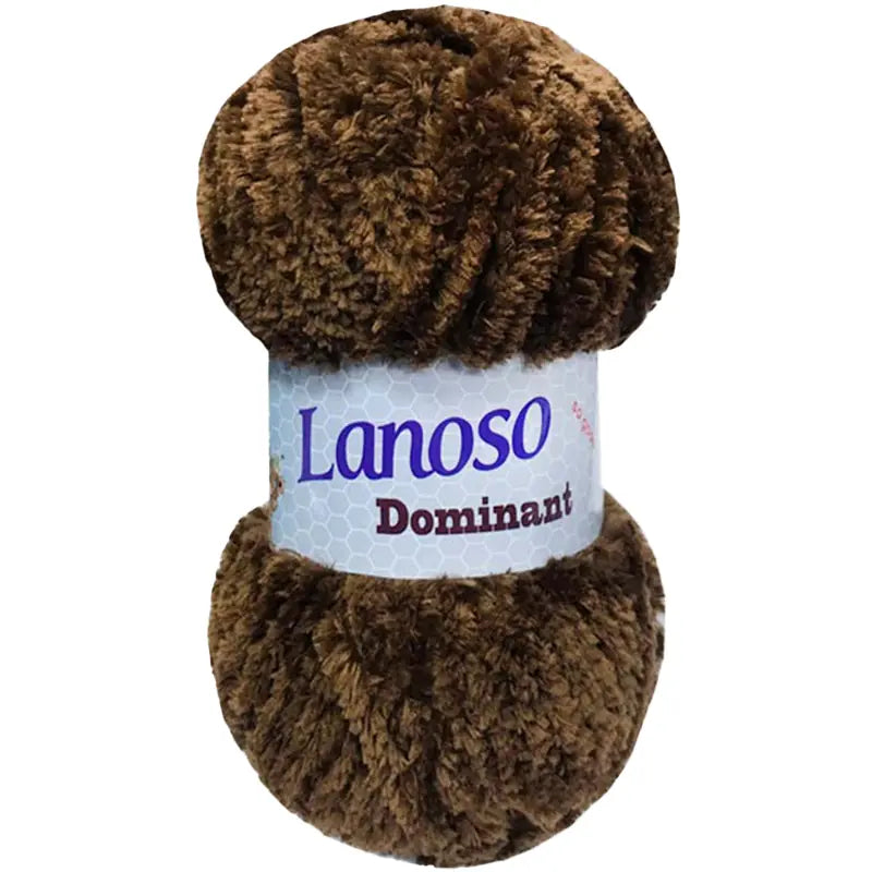 Lanoso Dominant 924 Kahve 100 g 75 m örgü ipliği