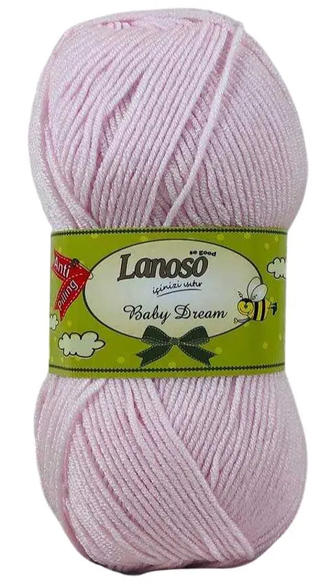 Lanoso Baby Dream Antipilling 932 Bebe Pembe Bebek Örgü İpi 100 g