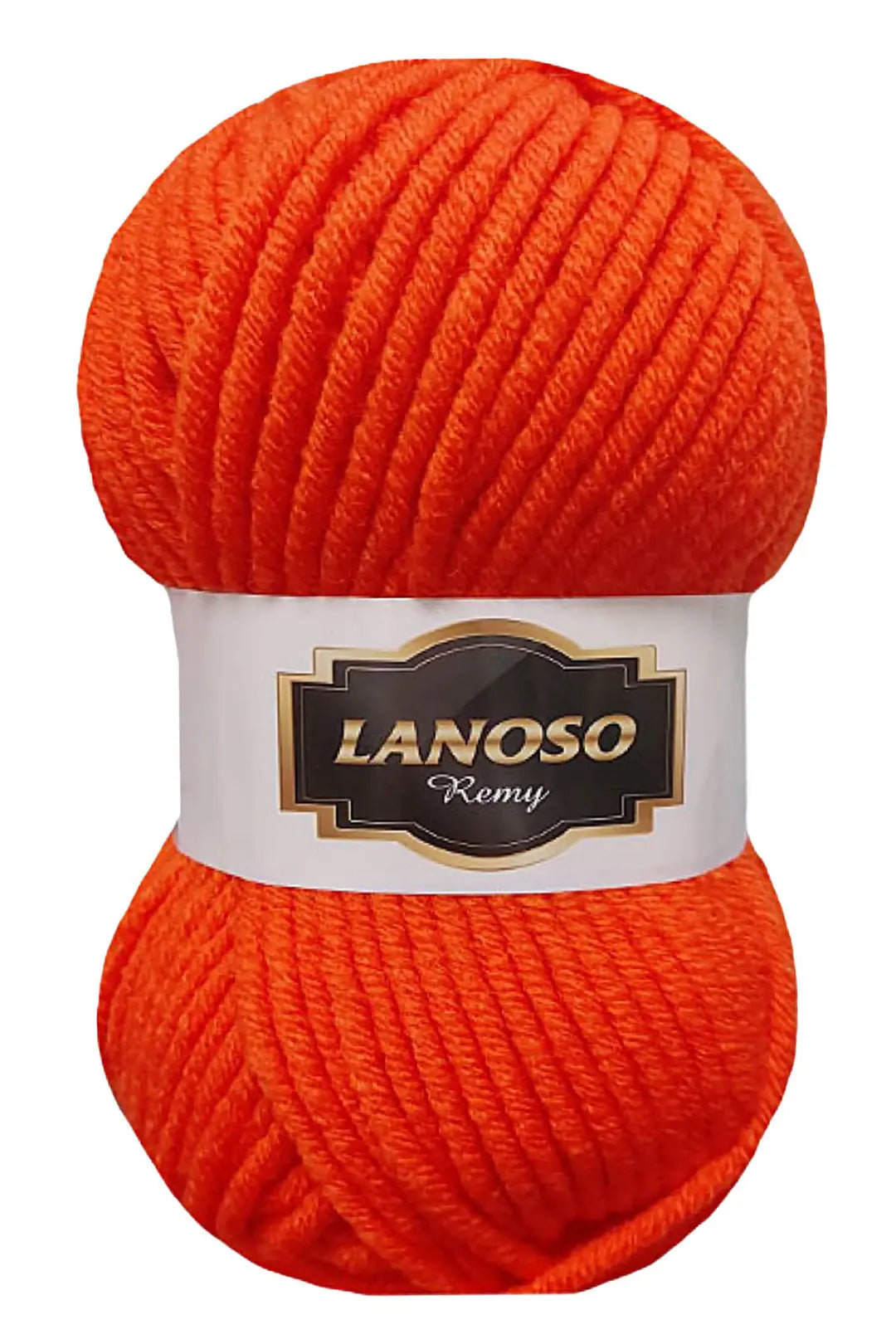 Lanoso Remy 906 Oranj Yün Karışımlı Örgü İpi 100 g