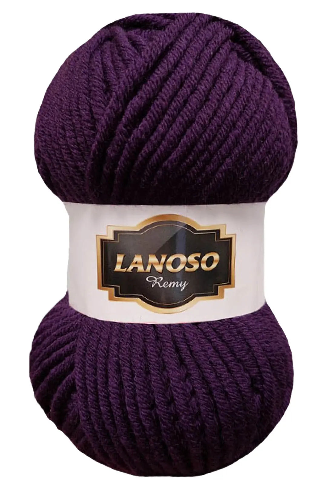 Lanoso Remy 959 Patlıcan Moru Yün Karışımlı Örgü İpi 100 g
