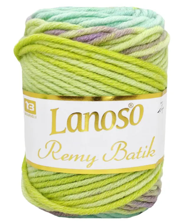 Lanoso Remy Batik 807 Batik Yün Karışımlı Örgü İpi 100 g