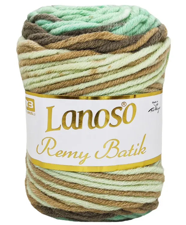 Lanoso Remy Batik 809 Batik Yün Karışımlı Örgü İpi 100 g