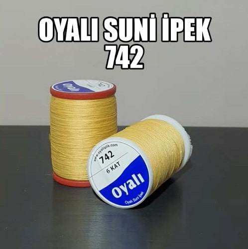Suni İpek İplik Renk Kodu:742 - Hobinest