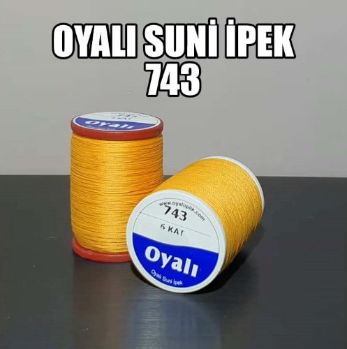 Suni İpek İplik Renk Kodu:743 - Hobinest