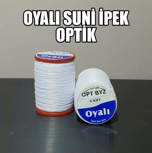 Suni İpek İplik Renk Kodu:Optik Beyaz - Hobinest