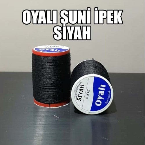 Suni İpek İplik Renk Kodu:Siyah - Hobinest
