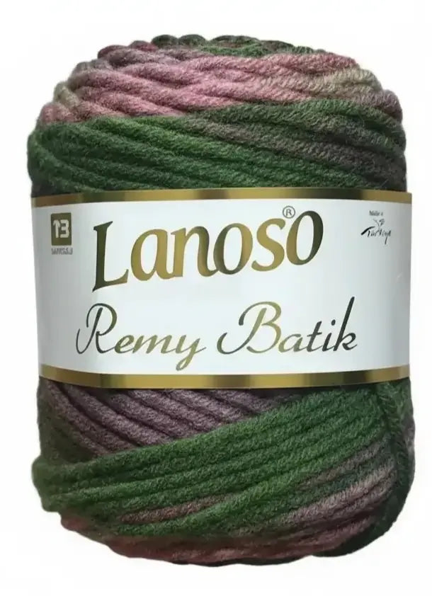 Lanoso Remy Batik 814 Batik Yün Karışımlı Örgü İpi 100 g
